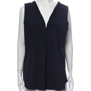 LAFAYETTE 148 SLEEVELESS TOP*INK*LARGE*NWT*